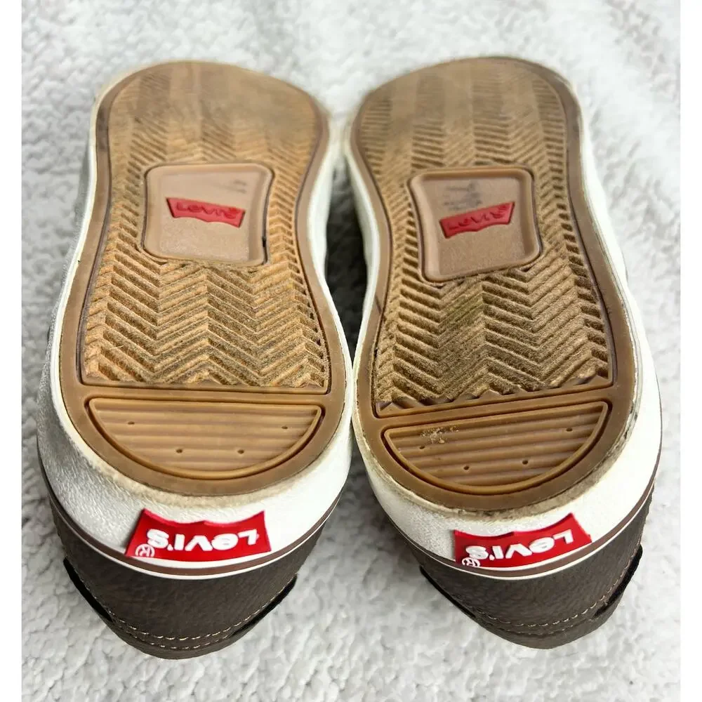 Levi's Miles WX Stacked Classic Casual Brown Sneakers Shoes Mens - Size 9.5 - K4